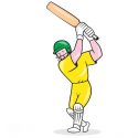 Best  Cricket Player Batsman Batting Cartoon Aloysius Patrimonio Images