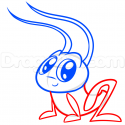 Best HD Cartoon Cricket Drawing Tutorial Step  Cdr