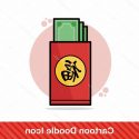 Best  Stock Illustration Chinese New Year Red Envelope Design