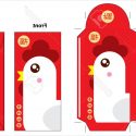 Top 10  Chinese Rooster Year Red Packet Design Stock Vector Images