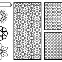 Top  Traditional Middle Eastern Islamic Patterns Vector Stock Drawing